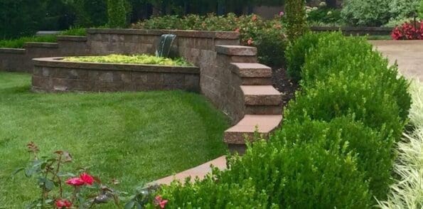 Cartwright driveway landscape Kansas City