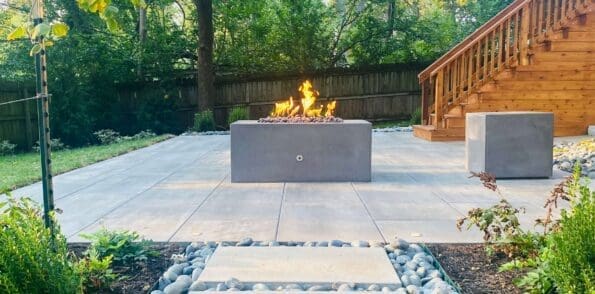 Modern fire pit