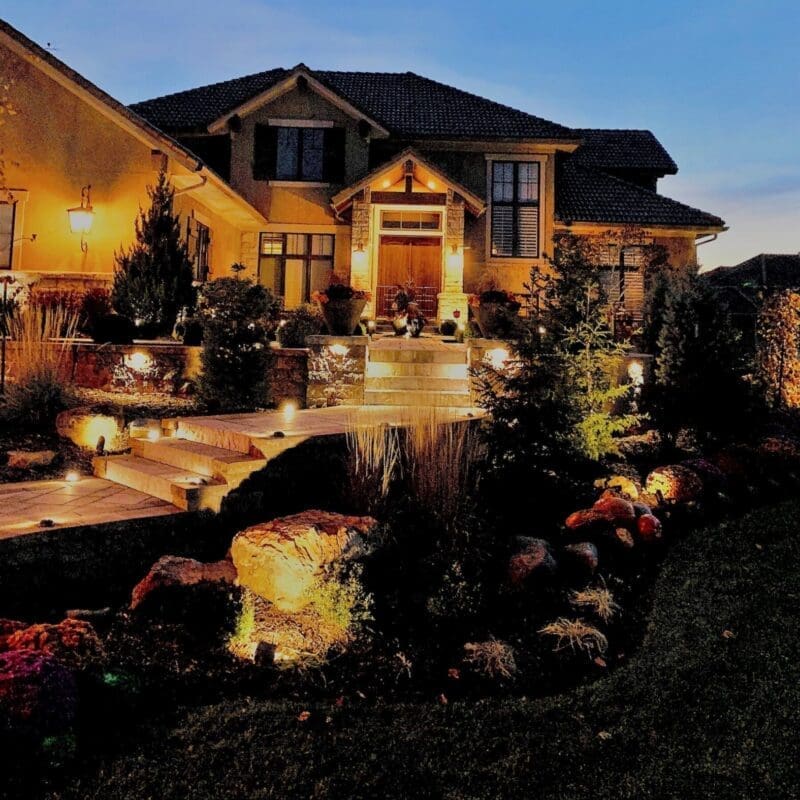 Front Door View Lightin Design Kansas City