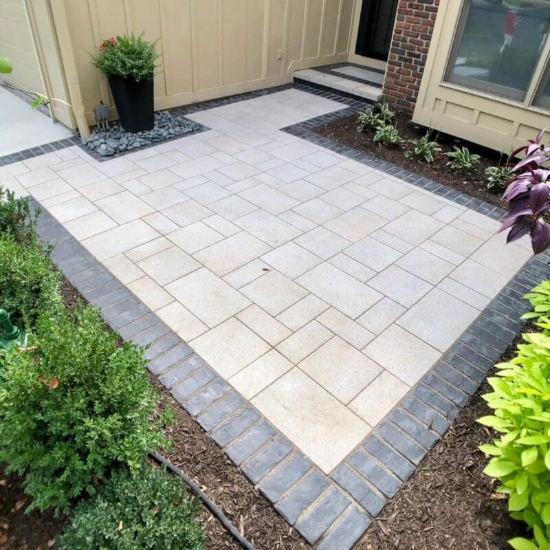 Pathway Patio Landscaping Design Kansas City