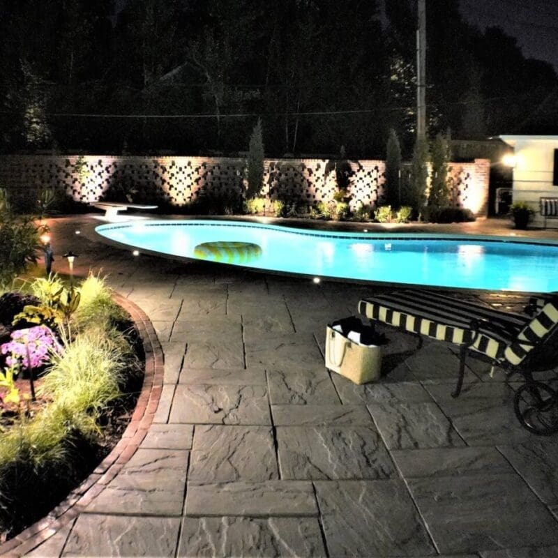 Pool With Lighting Desgn Kansas City